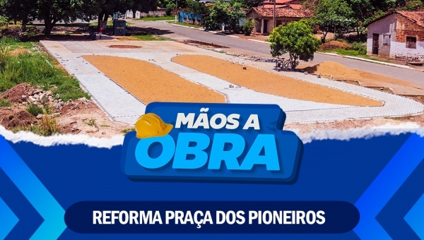 Prefeitura Municipal de Pau d'Arco Tocantins, realiza reforma e ampliações da praça dos pioneiros na beira rio